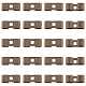 Superfindings 50 Uds. Cierre deslizante de corbata de bolo de hierro de estilo tibetano IFIN-FH0001-76-1