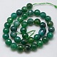Natural Agate Round Beads Strand G-L084-10mm-42-3