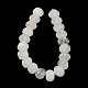 Chapelets de perles en cristal de quartz naturel G-K335-02F-2