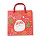 Weihnachts-Geschenktüten aus Papier mit Weihnachtsmann-Aufdruck und Nylonkordelgriff CARB-K003-01B-02-2