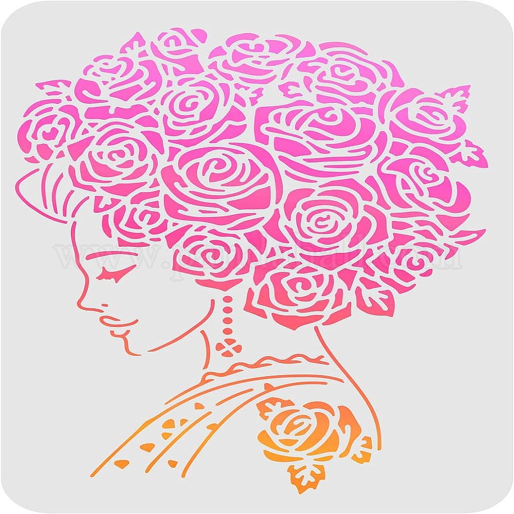 Ensembles De Modèles De Pochoirs De Peinture De Dessin Réutilisables En