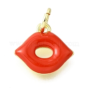 Латунь эмаль подвески KK-V007-39G