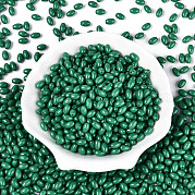 Выпечка краска стеклянные бусины SEED-T007-15O
