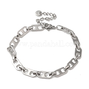 Браслеты из латуни с цепочками Mariner для женщин BJEW-L685-04P