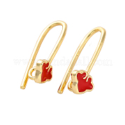 Латунные крючки для сережек KK-A240-06G