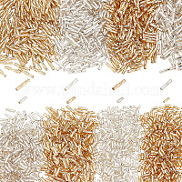 1600 шт. 8 вида стеклянных витых бусин SEED-PH0002-10