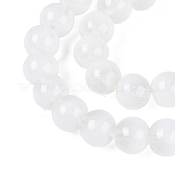 Colliers de perles acryliques imitation œil de chat&nbsp;OACR-Q197-01C-01