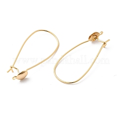 Латунные заушники&nbsp;KK-F916-02G