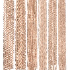 ガラスビーズ連売り  多面カット  ロンデル  淡い茶色  2.3~2.7x2mm  穴：0.4mm  約135~140個/連  26~27cm&nbsp;EGLA-A044-T1mm-D20