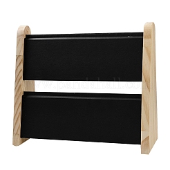 2-уровневые подставки для подвесок и ожерелий из искусственной кожи NDIS-F004-01A