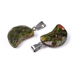 Природные подвески Unakite G-N349-02D-P