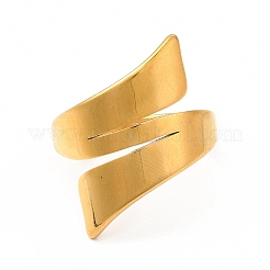 Ionenplattierung (IP) 304 Edelstahl Fingerringe für Frauen Männer&nbsp;LS-RJEW-C049-08B-G