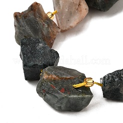 Необработанные грубые натуральные африканские бусины из кровавика G-Z087-B07