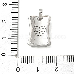 Messing Mikro ebnen Zirkonia Anhänger&nbsp;CU-CBA4231-05P