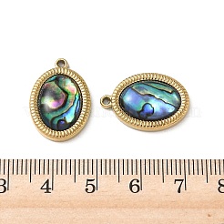 Natur Paua Muschel Anhänger&nbsp;STAS-G397-08G-02