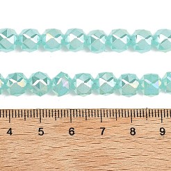 Гальванизируйте прозрачное стекло бисер нитей&nbsp;GLAA-H040-01F