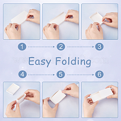 Прямоугольные складные картонные ящики для бумаги&nbsp;LS-CON-WH0094-15A