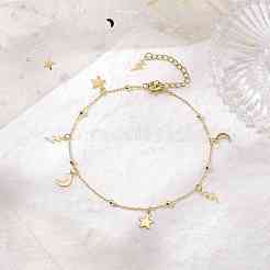 Припаянный браслет из троса из нержавеющей стали AJEW-AN00575