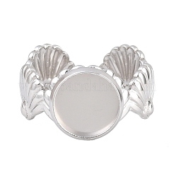 Componentes de anillo de brazalete de acero inoxidable 304 con forma de concha&nbsp;SA-CBA098D-03P-B