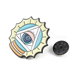 Brosche aus Emaille mit bösem Blick&nbsp;JEWB-K018-37D-EB