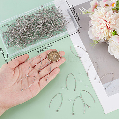 200 шт. крючки для сережек из хирургической нержавеющей стали 316 STAS-BBC0006-25