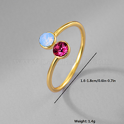 Минималистичное 925 серебряное регулируемое кольцо для женщин FE1587-1