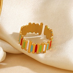 Кольца-манжеты из нержавеющей стали 304 для женщин&nbsp;RJEW-I113-02G-04