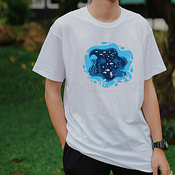 1 набор трафаретов для рисования животных на океанскую тематику DIY-MA0005-16