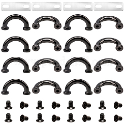 18 шт. пряжки D-образного типа из сплава для арочного моста&nbsp;FIND-CL0001-54B
