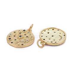 Латунные подвески из микро-паве&nbsp;X-ZIRC-Z011-09G-A