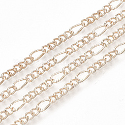 Изготовление колье из цепочки Figaro из латуни MAK-T006-03RG