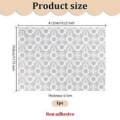 Прямоугольный пол из искусственной кожи для аксессуаров кукольного домика DIY-WH0430-755A