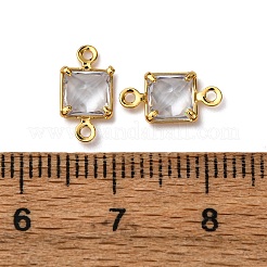 Латунные подвески из прозрачного кубического циркония KK-Z121-06G-02