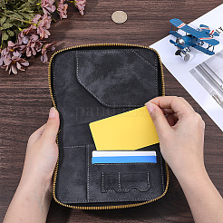 Reisepasshülle aus Kunstleder mit Reißverschluss&nbsp;ABAG-WH20005-71A