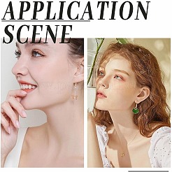 10 пара латунных крючков для сережек KK-BC0010-62