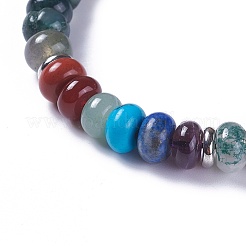 Bracelets réglables de perles tressées avec cordon en nylon&nbsp;BJEW-F369-C08