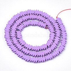 Окрашенного распылением немагнитных синтетических нитей гематита бусы G-T116-13-09