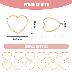 30 шт. соединительные кольца из нержавеющей стали 201 STAS-DC0016-06