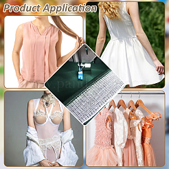 Полиэстер ширина косточки гофрированная подкладка для самодельной одежды шаблон материал&nbsp;DIY-WH0671-109