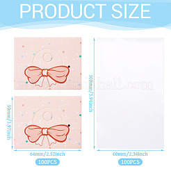 100 шт. прямоугольных полипропиленовых целлофановых пакетов&nbsp;CDIS-TA0001-34I