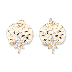 Подвески из латуни с прозрачным фианитом&nbsp;KK-N232-462