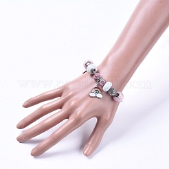 I braccialetti europei in ottone&nbsp;BJEW-JB05143-03