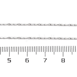 Ожерелья из текстурированной латунной цепочки&nbsp;NJEW-D302-65P