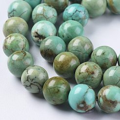 Бусины из натурального магнезита&nbsp;TURQ-F017-02-8mm