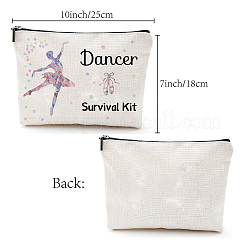 Поликоттоновые холщовые сумки-хранилища с тематикой медсестры ABAG-WH0029-084