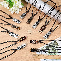 12 pendentif Zaki bélier en résine&nbsp;NJEW-ME0001-24