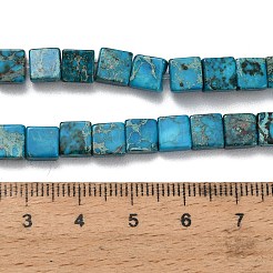 Fili di perline di diaspro imperiale naturale tinto&nbsp;G-F833-A01-01A
