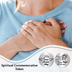 201 памятная монета из нержавеющей стали AJEW-CN0002-35D