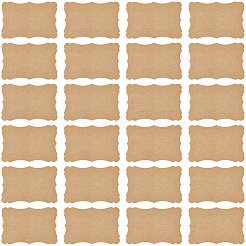 100 tarjeta de felicitación en blanco de papel para hacer tú mismo&nbsp;AJEW-CP0012-45
