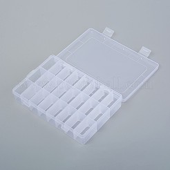 Пластиковые съемные контейнеры для бусинок&nbsp;LS-CON-WH0070-84C